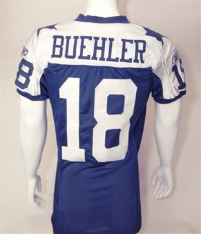 David Buehler Dallas Cowboys Game Used Jersey vs New Orleans Saints Thanksgiving Day (11/25/10)